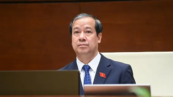 Bộ trưởng Nguyễn Kim Sơn trả lời chất vấn về 'dạy thêm trá hình’