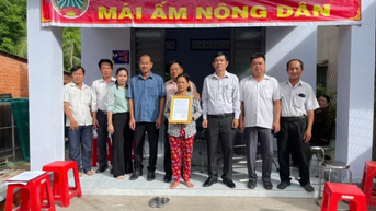 Gò Dầu: 6 tháng đầu năm 2025, trao tặng 4 căn nhà "Mái ấm nông dân"