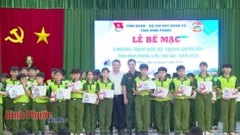 123 chiến sĩ nhí hoàn thành hành trình ý nghĩa cùng "Học kỳ trong quân đội" lần thứ XIII
