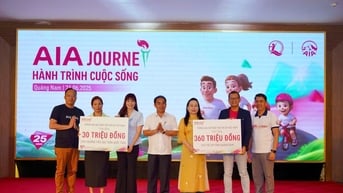 AIA Việt Nam tiếp tục chương trình Hành trình cuộc sống tại Quảng Nam