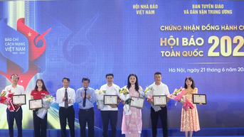 122 giải thưởng được trao tại Hội Báo toàn quốc 2025