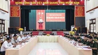 Đảng ủy Quân sự tỉnh An Giang hội nghị phiên 6 tháng đầu năm
