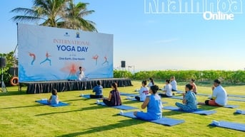 Nhiều khu nghỉ dưỡng ở Khánh Hòa hưởng ứng Ngày Quốc tế Yoga 21-6