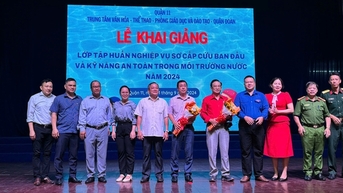 ខណ្ឌ១១ បើកវគ្គបណ្តុះបណ្តាលស្តីពី "ជំនួយដំបូង និងជំនាញសុវត្ថិភាពក្នុងបរិស្ថានទឹក"