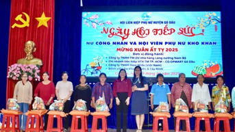 Tập hợp, đoàn kết, nâng cao đời sống cho nữ công nhân