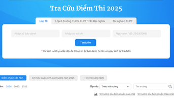 Tra cứu điểm thi trên Thanh Niên Online: Nhiều thông tin tiện ích cho bạn đọc
