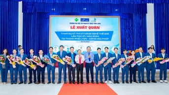 និស្សិតនៃសាកលវិទ្យាល័យអប់រំបច្ចេកទេស Vinh Long ធ្វើតេស្តជំនាញវិជ្ជាជីវៈនៅប្រទេសបារាំង