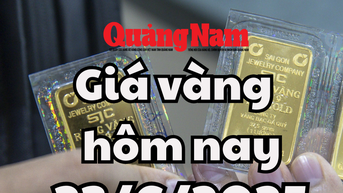 Giá vàng hôm nay 23/6/2025: Giá vàng trong nước bình chân trong khi vàng thế giới đỏ lòm