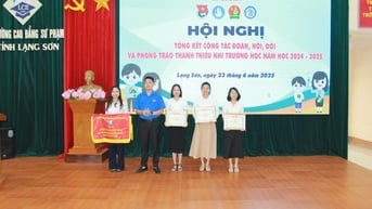 Tổng kết công tác đoàn, hội, đội và phong trào thanh thiếu nhi trường học năm học 2024 - 2025.