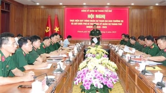 Giới thiệu nhân sự giữ chức Phó Bí thư Đảng ủy Quân sự thành phố, nhiệm kỳ 2025 - 2030