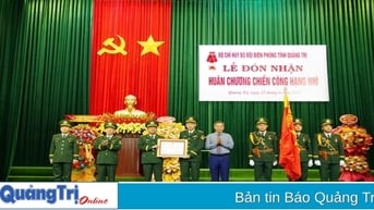Bộ đội Biên phòng tỉnh Quảng Trị đón nhận Huân chương Chiến công hạng Nhì