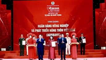 Agribank - Ngân hàng duy nhất được vinh danh tại Chương trình “Vinh Quang Việt Nam”