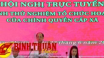 Không khí làm việc cởi mở, hoạt động thông suốt ngay ngày đầu tại xã Hàm Thuận