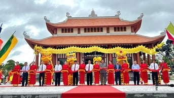 Kiên Giang khánh thành Đền tưởng niệm anh hùng liệt sĩ huyện Hòn Đất