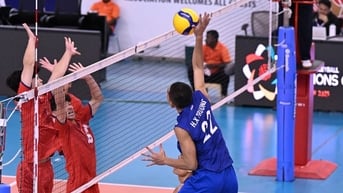 Tuyển bóng chuyền nam Việt Nam xếp hạng 8 AVC Nations Cup