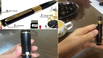 Chiếc bút gắn trên túi áo và hàng loạt thiết bị “trá hình” gian lận thi cử