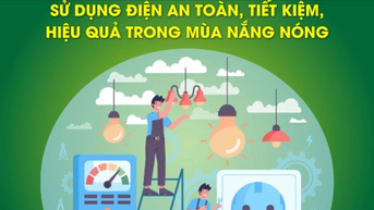 Sử dụng điện hiệu quả, tiết kiệm trong mùa nắng nóng