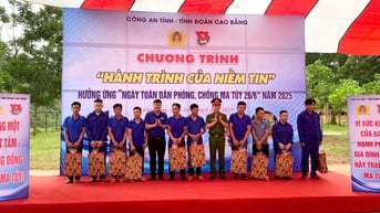 Chương trình “Hành trình của niềm tin”  hưởng ứng “Ngày toàn dân phòng, chống ma túy 26/6”  - Báo Cao Bằng điện tử