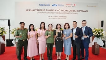 Techcombank Private Lounge chính thức khai trương tại sân bay Tân Sơn Nhất