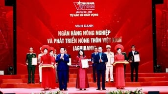 Agribank được vinh danh tại Chương trình “Vinh quang Việt Nam” 2025