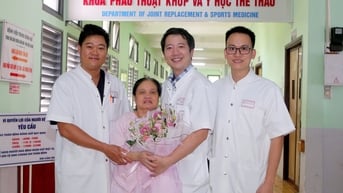 Ca phẫu thuật thay khớp háng bằng megaprosthesis đầu tiên ở miền Trung