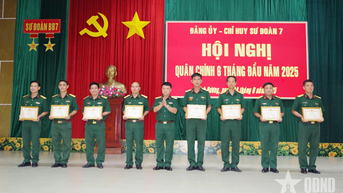 Sư đoàn 7 (Quân khu 7): Nâng cao huấn luyện quân nhân dự bị