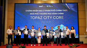 Lễ ra quân dự án nhà phố thương mại hành chính Topaz City Core