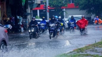 Hải Dương ngày nắng, chiều tối và đêm có mưa dông