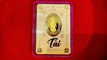 Sáng 24-6, giá vàng trong nước không biến động, cao hơn thế giới 12,4 triệu đồng/lượng