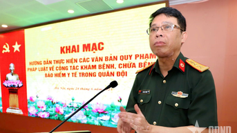 Cục Quân y tập huấn hướng dẫn thực hiện các văn bản quy phạm pháp luật về công tác khám bệnh, chữa bệnh; bảo hiểm y tế trong Quân đội