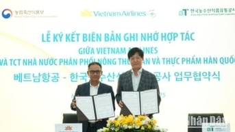 Vietnam Airlines hợp tác với aT mang văn hóa ẩm thực Hàn Quốc đến Việt Nam