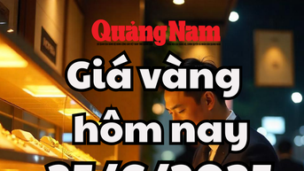 Giá vàng hôm nay 25/6/2025: Vàng SJC không lệch một ly, PNJ sụt nhẹ, vàng thế giới xuyên thủng đỉnh 3.300 USD