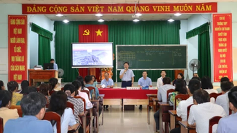Lãnh đạo tỉnh kiểm tra công tác chuẩn bị tổ chức kỳ thi tốt nghiệp THPT năm 2025