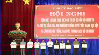 Bạc Liêu: Học tập và làm theo Bác đã trở thành nền nếp, thường xuyên, đi vào chiều sâu