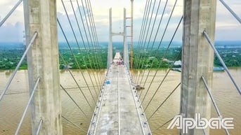 Cầu Rạch Miễu 2 hoàn thành 95%, dự kiến đưa vào khai thác trước ngày 2-9-2025