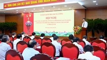 Hội nghị sơ kết công tác kiểm tra, giám sát và thi hành kỷ luật của Đảng 6 tháng đầu năm, triển khai nhiệm vụ 6 tháng cuối năm 2025 và thời gian tới