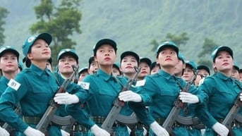 Trên 7.000 cán bộ, chiến sĩ lần đầu hợp luyện diễu binh, diễu hành