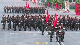 Hợp luyện lần 1 chuẩn bị cho Lễ diễu binh, diễu hành Kỷ niệm 80 năm Quốc khánh