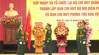 Quân khu 4: Công bố quyết định sáp nhập tổ chức quân sự địa phương