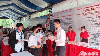 Tiền Giang: Ngày hội Việc làm lần thứ 1 năm 2025