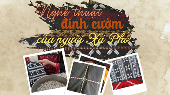 Nghệ thuật đính cườm của người Xá Phó