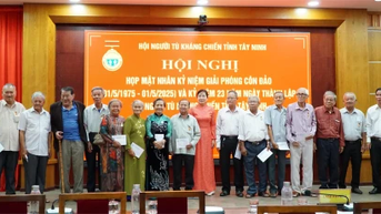 Họp mặt kỷ niệm 23 năm thành lập Hội Người tù kháng chiến tỉnh