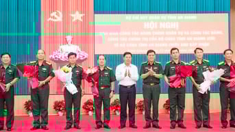 Hoàn thành tốt nhiệm vụ quân sự, quốc phòng 6 tháng đầu năm