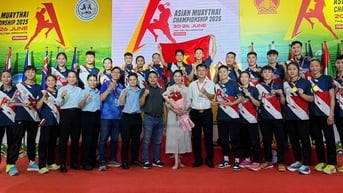 Việt Nam giành vị trí Nhất toàn đoàn tại Giải Muay vô địch châu Á