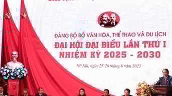Đại hội đại biểu Đảng bộ Bộ Văn hóa, Thể thao và Du lịch lần thứ I, nhiệm kỳ 2025 - 2030 thành công rất tốt đẹp