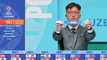 Futsal Việt Nam cùng bảng Trung Quốc ở vòng loại châu Á 2026