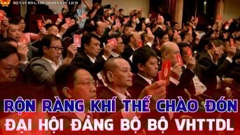 Rộn ràng khí thế chào đón Đại hội Đảng bộ Bộ VHTTDL lần thứ I, nhiệm kỳ 2025 - 2030