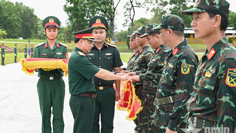 Trung tướng Thái Đại Ngọc dự lễ bế mạc Hội thao Cứu hộ, cứu nạn toàn quân 2025