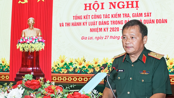 Đảng ủy Quân đoàn 34: Không ngừng nâng cao chất lượng công tác kiểm tra, giám sát