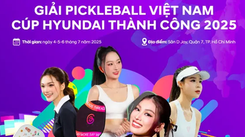 រង្វាន់ជាង 1 ពាន់លានដុងកំពុងរង់ចាំកីឡាករឆ្នើមនៅឯការប្រកួតជើងឯក Pickleball វៀតណាមឆ្នាំ 2025